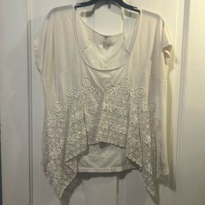 Free People White Top